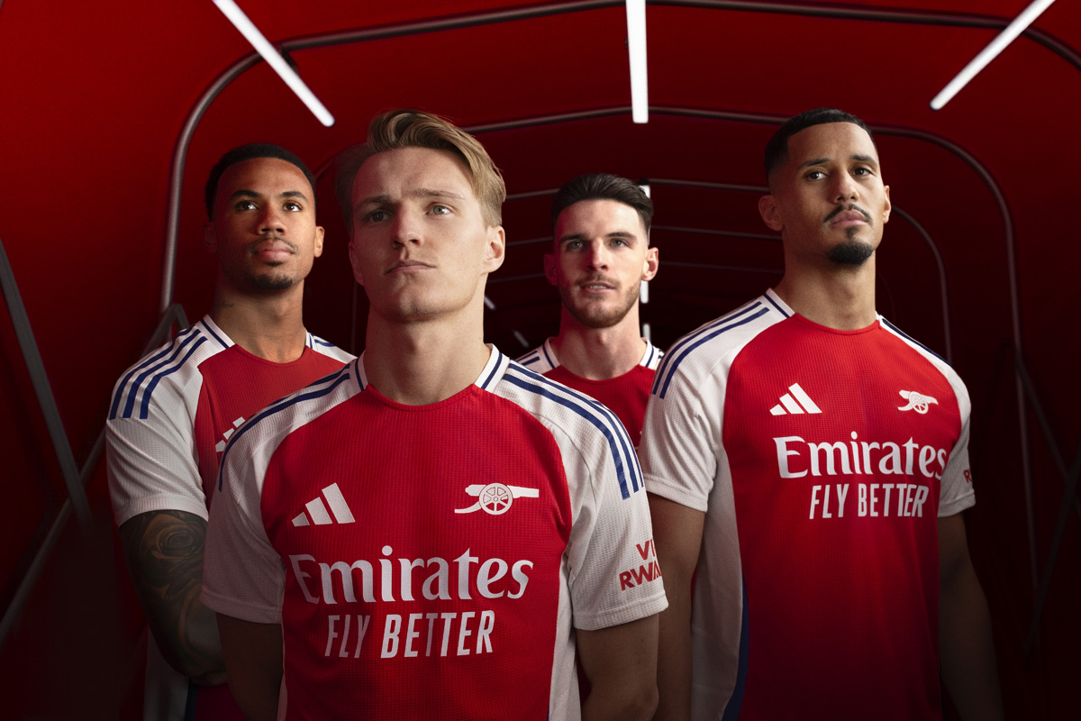 Camiseta Arsenal 2024/25 Primera Equipación Local Hombre - Versión Hincha en camisetasfutbol.mx .jpg