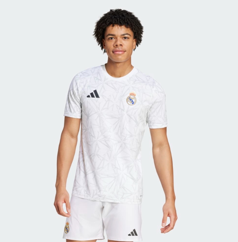 Camiseta Real Madrid 2024/25 Pre-Partido Entrenamiento Hombre - Versión Hincha | Camisetasfutbol.png