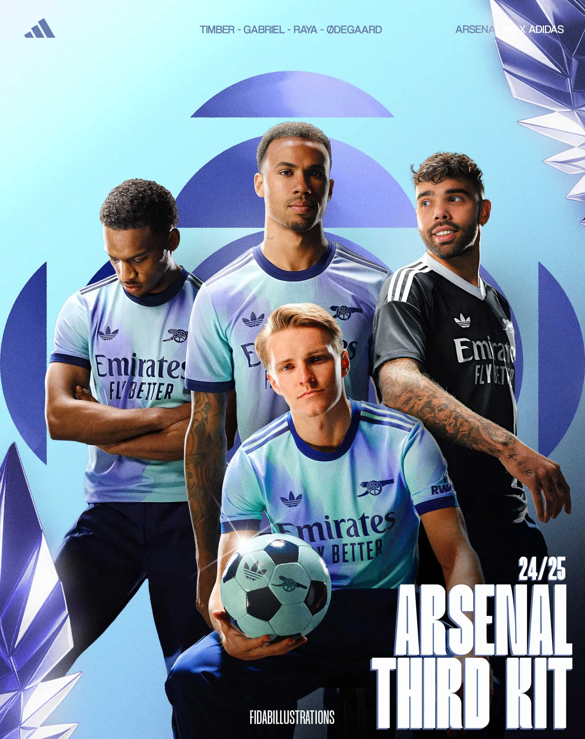 Camiseta de Arsenal 2024/25 tercera equipación | Camisetasfutbol.jpg